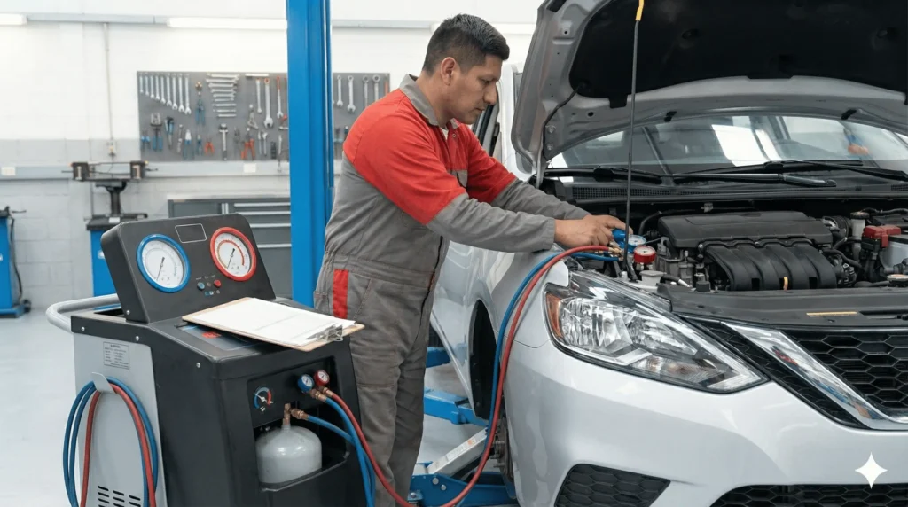 mantenimiento y recarga de aire acondicionado 1